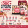 1000+ Crochet Patterns Bundle | Amigurumi, Crafts & DIY Crochet Projects